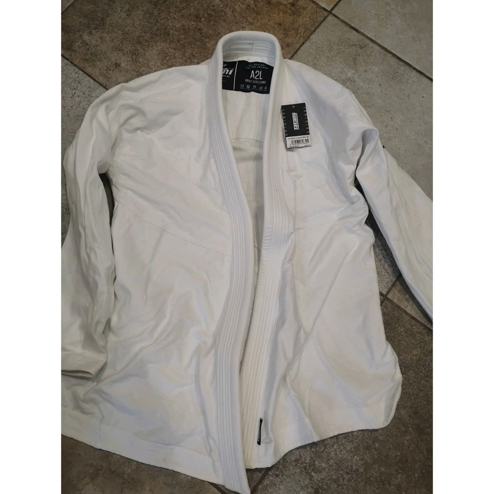 Tatami Jiu Jitsu Kimono Top A2L White Marital Arts MMA Top Training Uniform No B